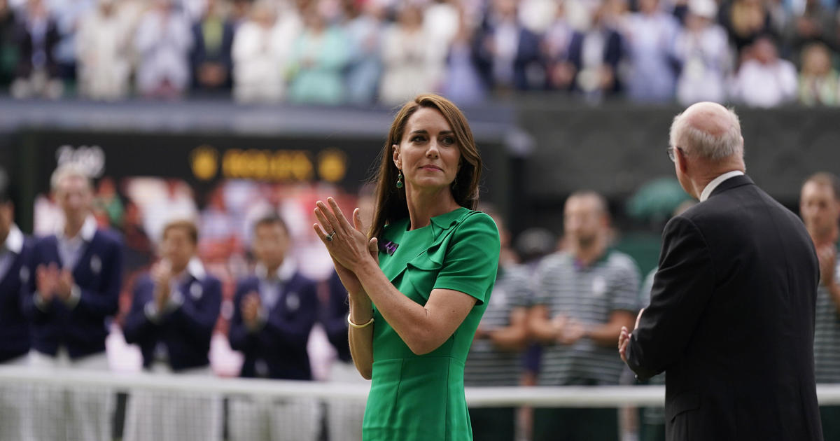 Princess Kate to attend Wimbledon men’s final, will miss women’s final in rare public appearance