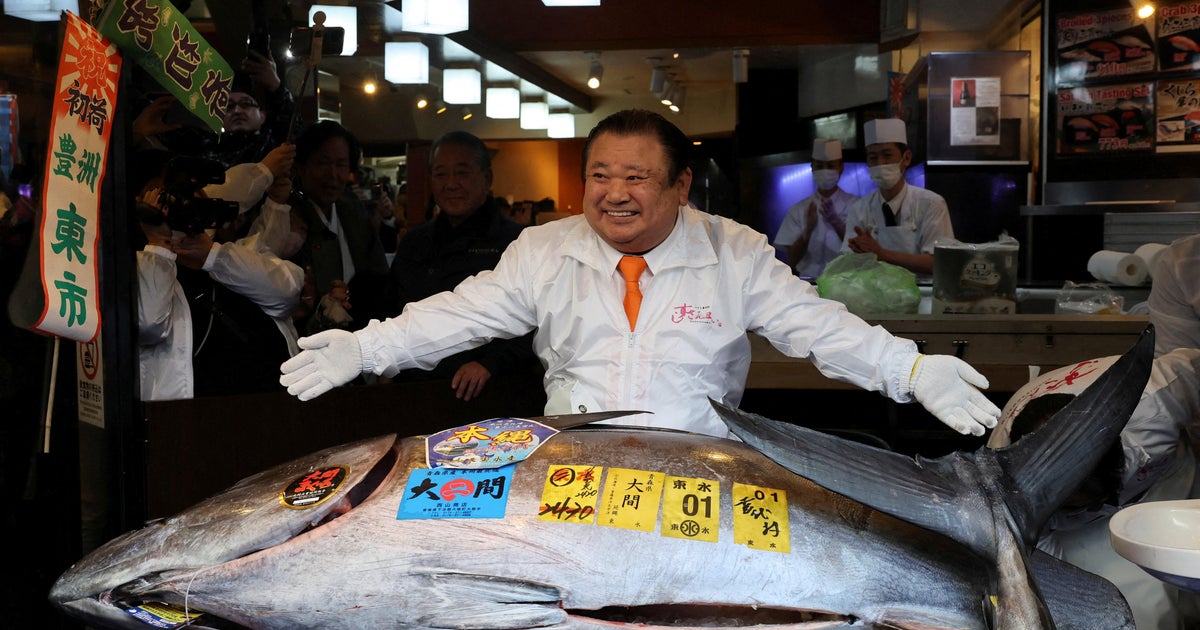 Massive bluefin tuna fetches record $3.2 million at Tokyo auction