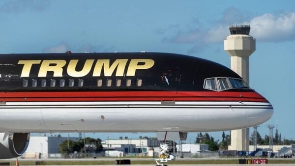 An image shared by Eric Trump announcing the renaming of the Palm Beach International Airport in Florida after US President Donald Trump.
