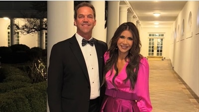 Bryon and Kristi Noem have been married for around three decades. (X/@KristiNoem)