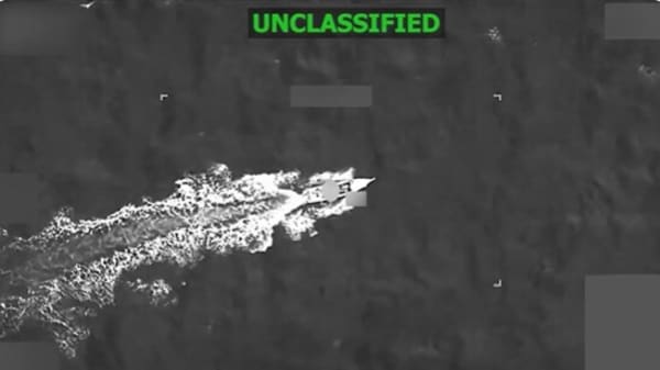 Three male narco-terrorists were killed during this action. (Photo: US Southern Command/X)