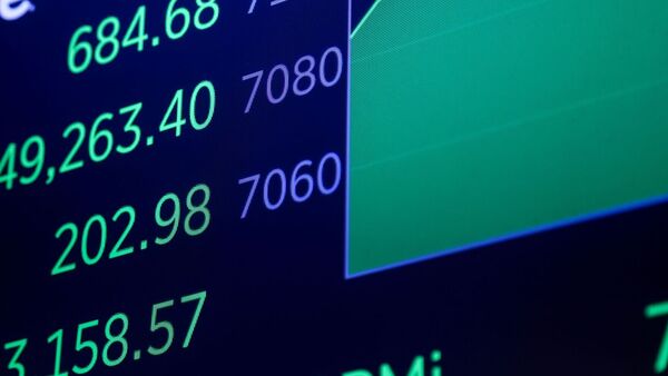 Stock market information on the floor of the New York Stock Exchange (NYSE) in New York, US, on Friday, April 17, 2026. Photographer: Michael Nagle/Bloomberg - (Image for representational purpose)