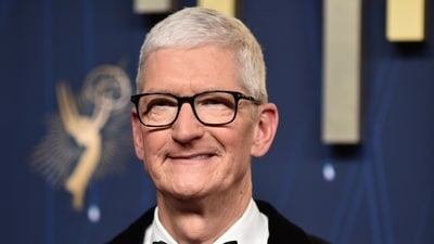 Tim Cook announced on Tuesday that he would be stepping down as Apple CEO. (AP)