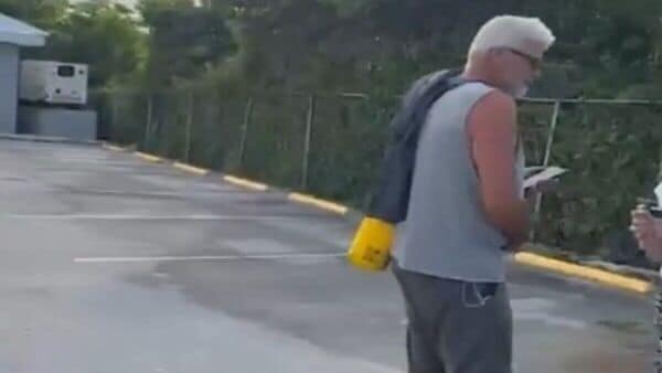 Brian Hooker has not yet been charged (Image: Screengrab from CBS News video)