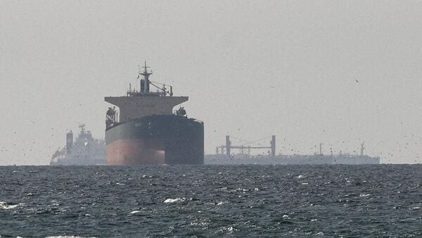 Cargo ships in the Gulf near the Strait of Hormuz. Image for representational purposes.