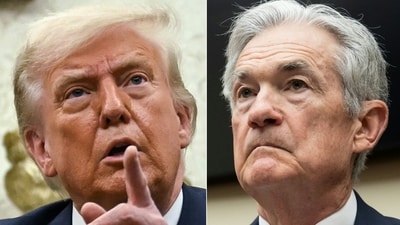 Trump said that he might fire Federal Reserve Chair Powell if he refuses to resign at the end of his term next month, suggesting that continuation at the Fed could lead to dismissal. (AFP)