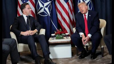 Compared to the earlier instances, there is much more menace in Trump’s latest threat to quit Nato. (Reuters)