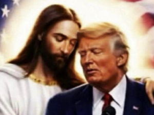 Donald Trump is with Jesus now trend grows after AI image shared on Truth Social