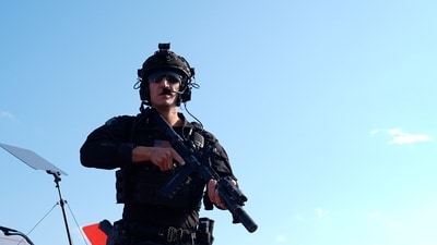 A security incident near the White House led to an arrest on Tuesday during King Charles III and Queen Camilla's visit. (AP)