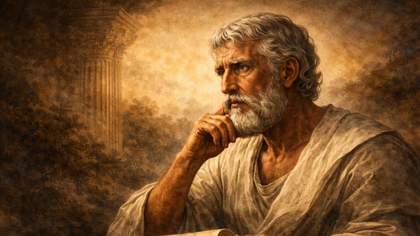 AI-generated portrait of Epictetus