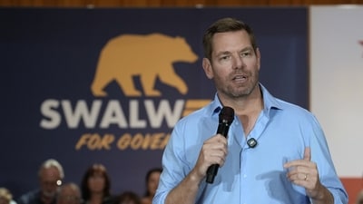 Rep. Eric Swalwell is under investigation by the Manhattan DA's Office due to allegations of sexual assault made by a former staff member regarding non-consensual relations. (AP)