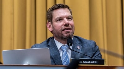 Rep. Eric Swalwell (D-CA) speaks during a House Judiciary Committee hearing entitled “Oversight of the U.S. Department of Justice” (REUTERS)