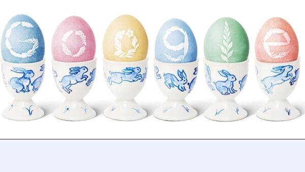 Google doodle showcased pastel-colored eggs on Easter, representing new life.