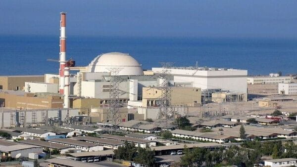 A view of the containment dome of Bushehr Nuclear Power Plant in Bushehr, Iran. (Image: @araghchi/X)