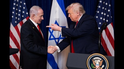 In terms of perception, Trump seemed to have suffered at home because of the war while Netanyahu seems to have bolstered his strongman image at home. (REUTERS)