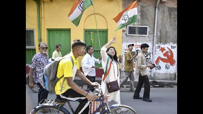 In West Bengal, it would be interesting to see if the Congress and the Left parties — which are fighting the polls separately — can achieve respectable results or merely end up splitting the anti-Mamata vote. (PTI)