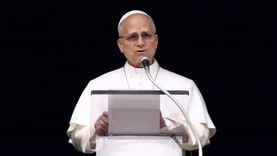 Pope Leo XIV denounced Trump for his stance on military conflicts, asserting that true peace comes from dialogue. (REUTERS)