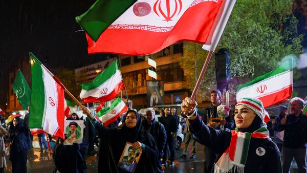 Protesters attend an anti-U.S. and anti-Israeli rally, amid the U.S.-Israeli conflict with Iran, in Tehran, Iran, March 26, 2026.