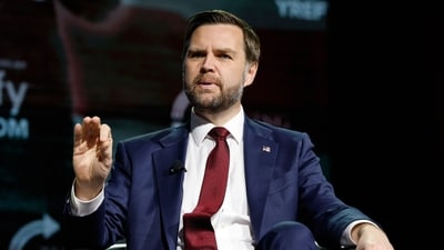 Vice President JD Vance speaks at a Turning Point USA tour stop at the University of Georgia in Athens (HT_PRINT)