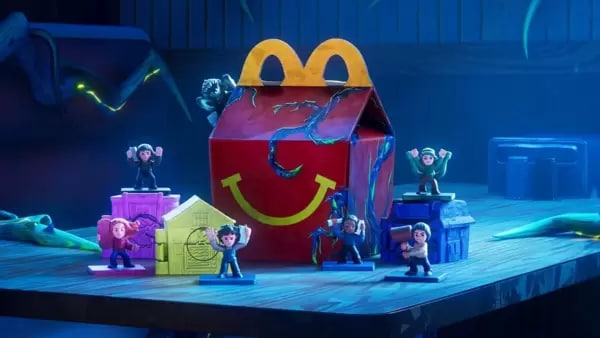 McDonald’s Stranger Things Happy Meal arrives with toys and games.