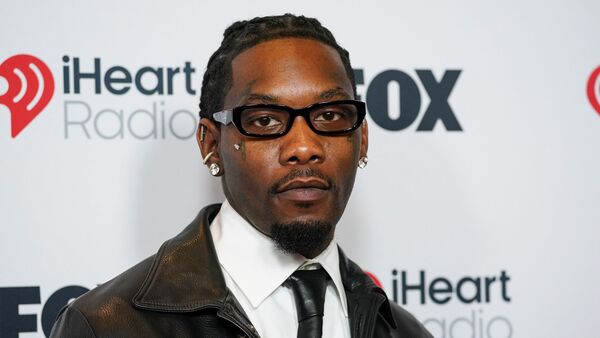 Offset arrives at the iHeartRadio Music Awards, March 17, 2025, at the Dolby Theatre in Los Angeles.