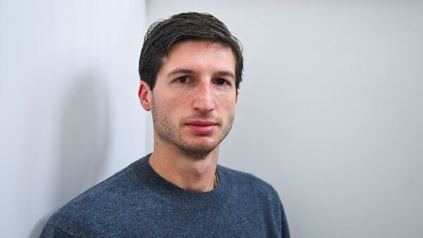 Sulaiman Khan, son of jailed former Pakistani prime minister Imran Khan, poses for a photo on the day of an interview with Reuters in London, Britain February 16, 2026.