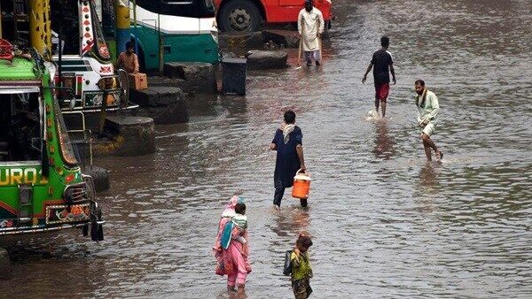The torrential downpours led to roof and wall failures in several districts across the territory, the PDMA said.  Photo: X