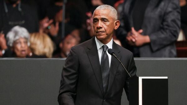 A file image of former US President Barack Obama