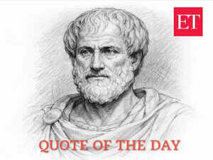 Quote of the day by Aristotle