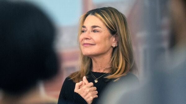 Savannah Guthrie visits the Today show at Rockefeller Plaza in New York on Thursday, March 5, 2026. (Photo by AP, File)