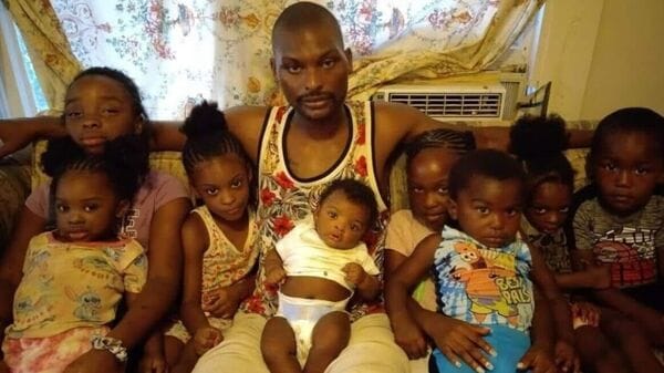 A file image of Shamar Elkins, who allegedly shot seven of his children in Shreveport, Louisiana.