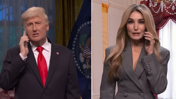 SNL sketch roasts Melania Trump in surreal spoof of Epstein remarks.