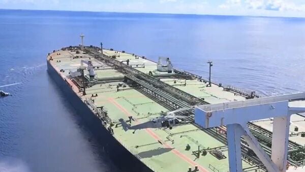 The Majestic X oil tanker was captured by the US military.