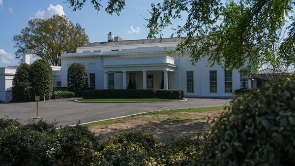 The West Wing of the White House is seen Saturday, April 4, 2026, in Washington.