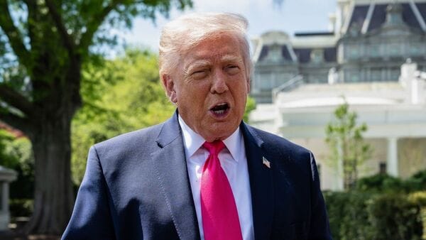 Donald Trump described the vessel as being under US Treasury sanctions due to alleged prior illegal activity and said authorities were currently inspecting its cargo. Photographer: Graeme Sloan/Sipa/Bloomberg