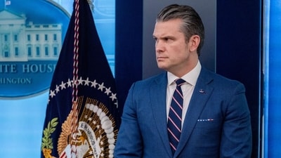 House Democrat to move to impeach Pete Hegseth for war crimes (Photographer: Daniel Heuer/Bloomberg) (Bloomberg)