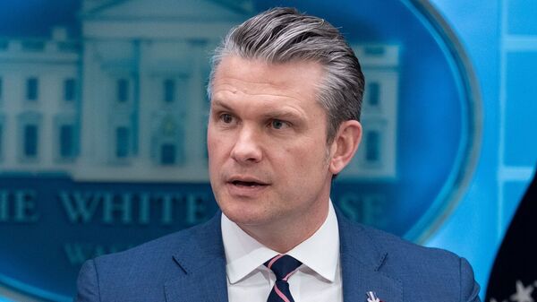 The Strait of Hormuz is ‘open': Viral video claims Pete Hegseth's awkward moment; Iran reacts (Aaron Schwartz/CNP/Bloomberg)