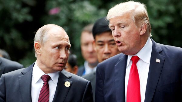 U.S. President Donald Trump and Russia's President Vladimir Putin