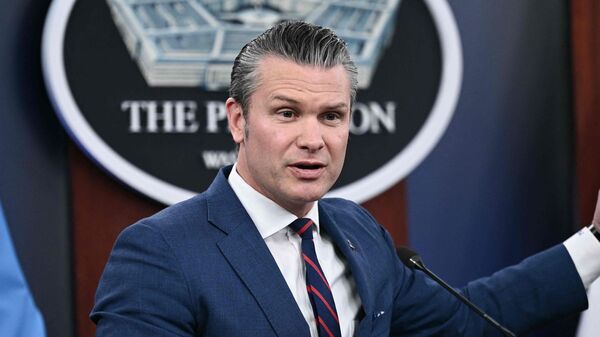 Pete Hegseth is facing mounting political pressure as House Democrats move to impeach him over Iran military operations (AFP)