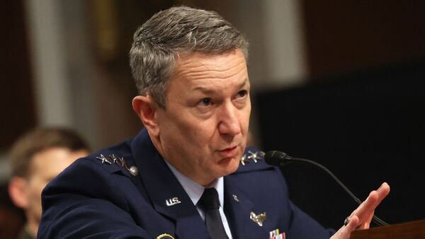 US Chairman of the Joint Chiefs of Staff Gen. Dan Caine testifies during a Senate Armed Services Committee hearing on the Department of Defense budget request for Fiscal Year 2027 on Capitol Hill in Washington, DC, on April 30, 2026. (Photo by Alex Wroblewski / AFP)