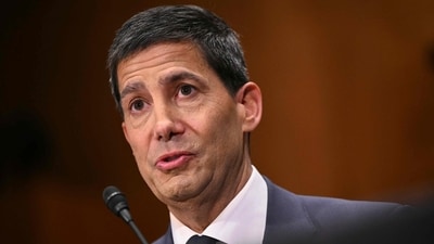Kevin Warsh, nominee for US Federal Reserve Chair, testifies during a Senate Banking Committee hearing on his nomination on Capitol Hill in Washington, DC, on April 21, 2026. Warsh, President Donald Trump's choice to lead the US Federal Reserve, vowed Tuesday to protect central bank independence at his confirmation hearing, despite intense pressure from the president. (Photo by Mandel NGAN / AFP) (AFP)