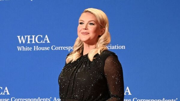 White House Press Secretary Karoline Leavitt at the White House Correspondents' dinner.