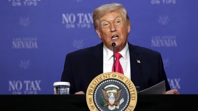 President Donald Trump’s executive order focuses on psychedelic research, particularly ibogaine, for veterans with PTSD. (Getty Images via AFP)