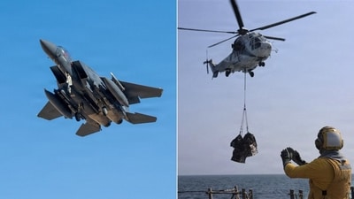 Viral video shows search efforts in southwestern Iran as heightened activity is seen at the alleged site where rescue operation of the missing pilot of F-15E jet is ongoing (Agencies)