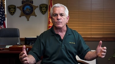 Sheriff Chris Nanos refuted reports of a new suspect in Nancy Guthrie's disappearance, stating 'Nope' when questioned. (REUTERS)