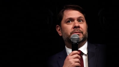 Democratic Senator Ruben Gallego has dismissed rumors suggesting his involvement in a video with Eric Swalwell, who resigned due to sexual assault allegations. (REUTERS)