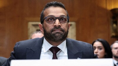 FBI director Kashyap 'Kash' Patel during a senate hearing last year. (Reuters File Photo)