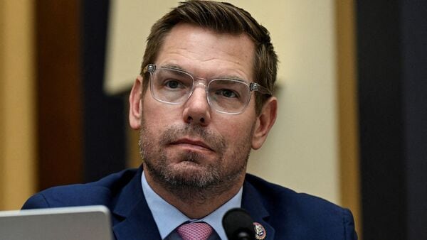 FILE PHOTO: US Representative Eric Swalwell (D-CA) attends a House Judiciary Committee hearing with FBI Director Kash Patel (not pictured), on Capitol Hill in Washington, D.C., US September 17, 2025. (REUTERS)