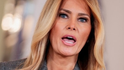 Melania Trump seeks consequences for those spreading Epstein rumors. (REUTERS)