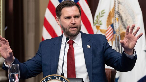 Vice President JD Vance said his book grapples with deeper questions about his spiritual drift earlier in life.